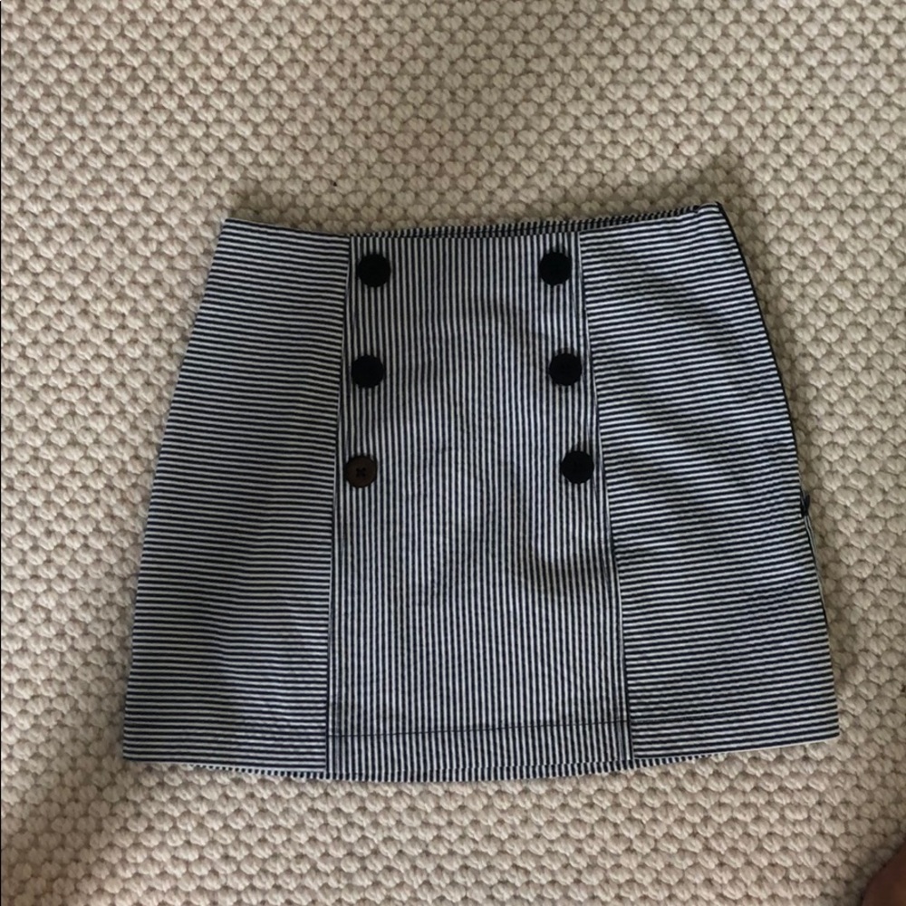 Striped skirt with buttons from Urban Ouffitters